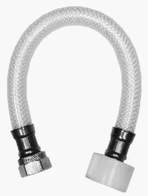 12 In. Toilet Connector - Reinforced Poly Vinyl