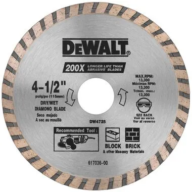 4-1/2 IN. High Performance Diamond Masonry Blade