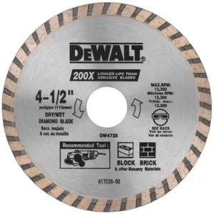 4-1/2 IN. High Performance Diamond Masonry Blade