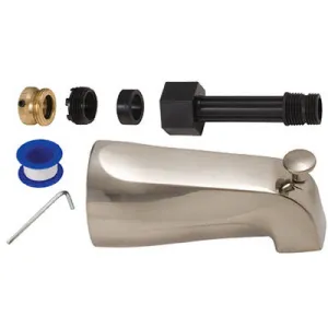5-1/8 In. Universal Diverter Tub Spout - Satin Nickel Finish