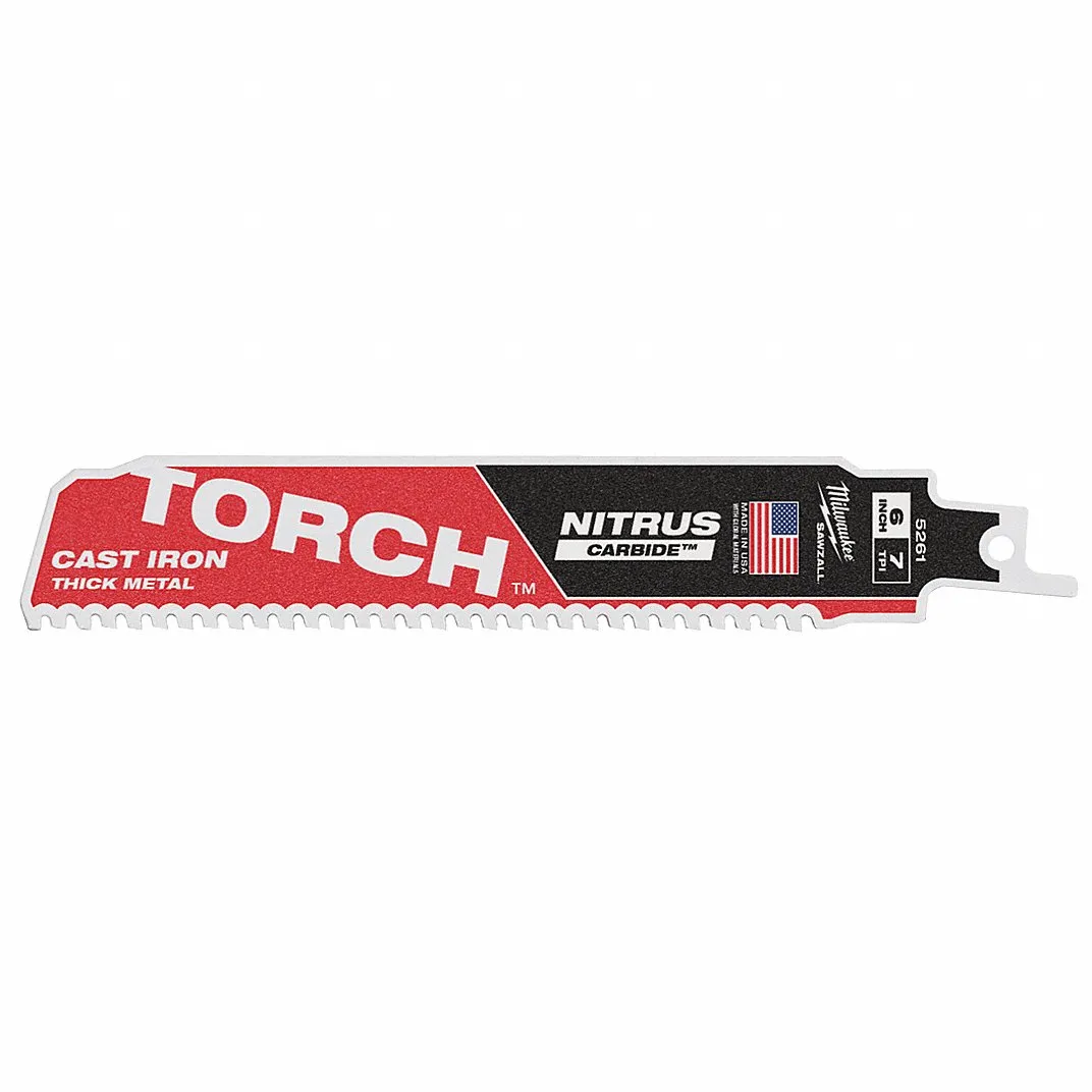 6 In. 7tpi The Torch For Cast Iron With Nitrus Carbide 1pk