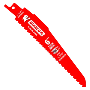 6 in. Bi-Metal Recip Blade for Thick Metal/Demolition