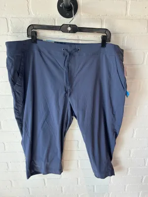 Athletic Capris By Columbia In Blue. Size: 20