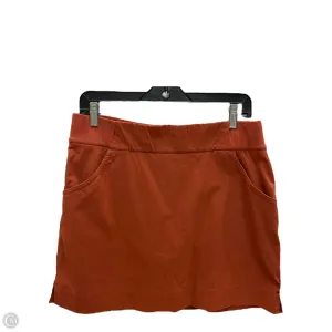 Athletic Skort By Columbia In Orange, Size: L