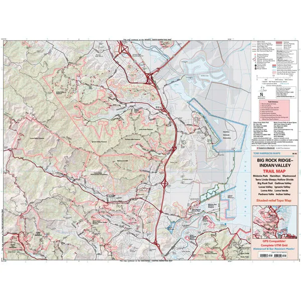 Big Rock Ridge-Indian Valley Map