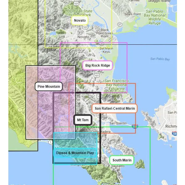 Big Rock Ridge-Indian Valley Map