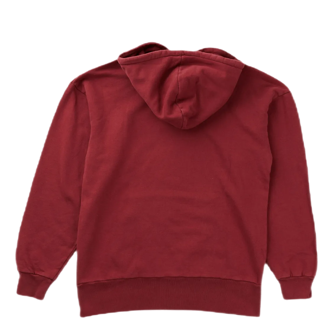 Bulky Hoodie Faded Dark Red Hk