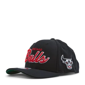 Bulls Foundation Script Stretch Snapback