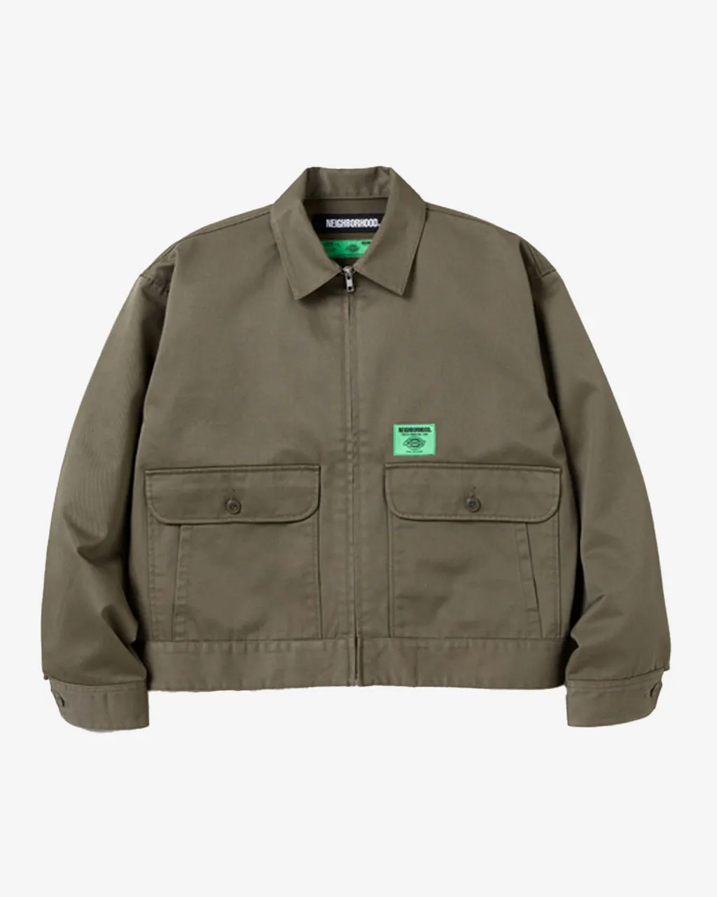 Dickies x NEIGHBORHOOD Zip Work Jacket Olive Drab
