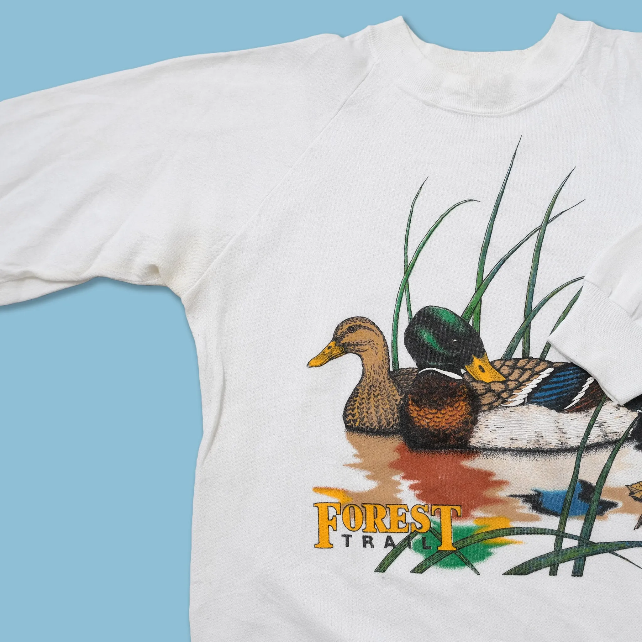Vintage Forrest Trail Duck Sweater Medium