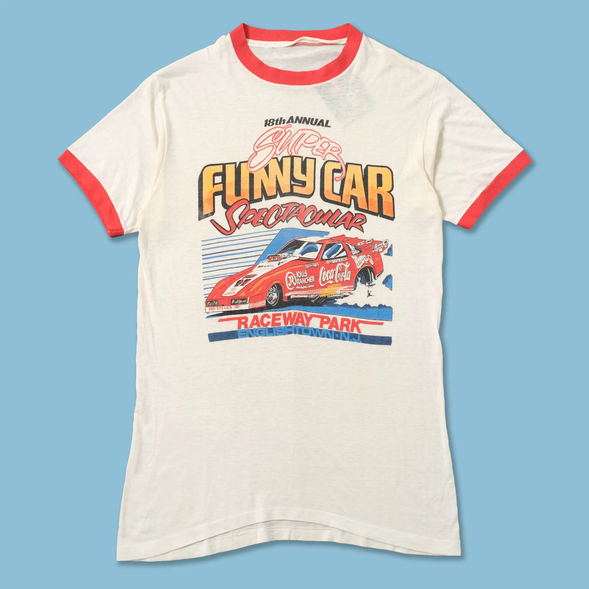 Vintage Funny Car T-Shirt Small