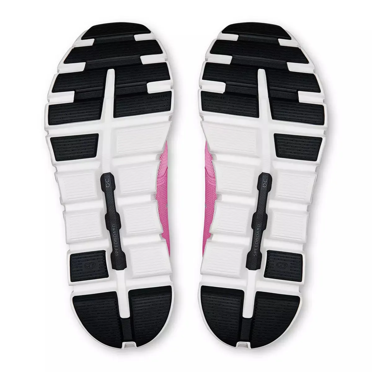 Women's ON Cloud 6 Raspberry/White