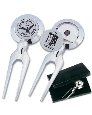Woodbury Chrome-Plated Divot Fixer